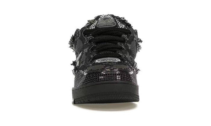 Skate  Black Swarovski Monogran