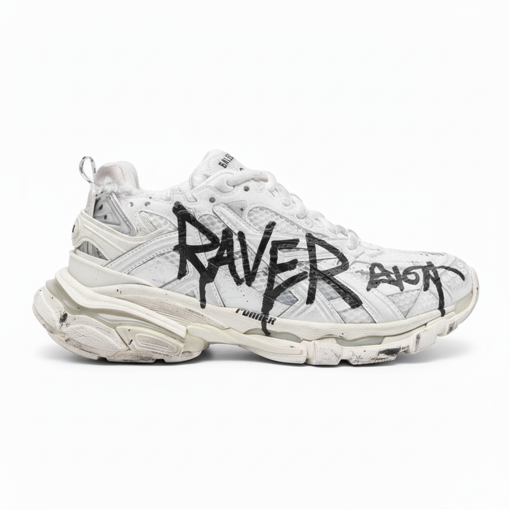 Balenciaga Runner Graffiti White